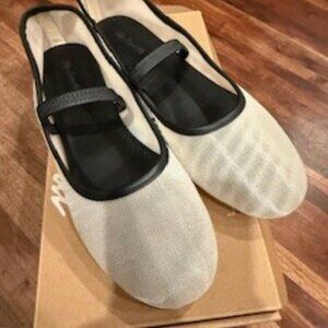 Madewell- The Greta Round-Toe Ballet Flat in Mesh